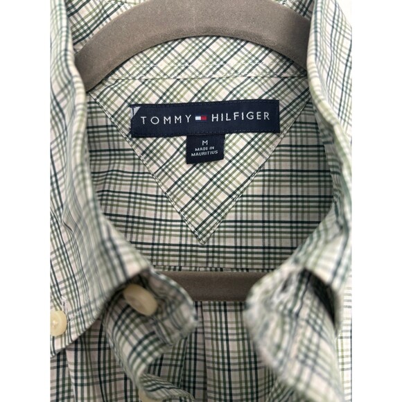 Tommy Hilfiger Mens Long Sleeve Plaid Button Down Shirt Size Medium - Picture 6 of 7